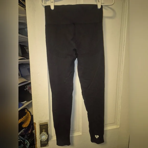 Womens Beat Power Seamless Leggings BLACK Small - Picture 3 of 5